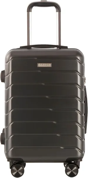 1 Piece Carry on Luggage ABS PC Hardshell TSA Lock Aluminum Trolley Spinner Wheels (Dark Grey, 1 Piece)