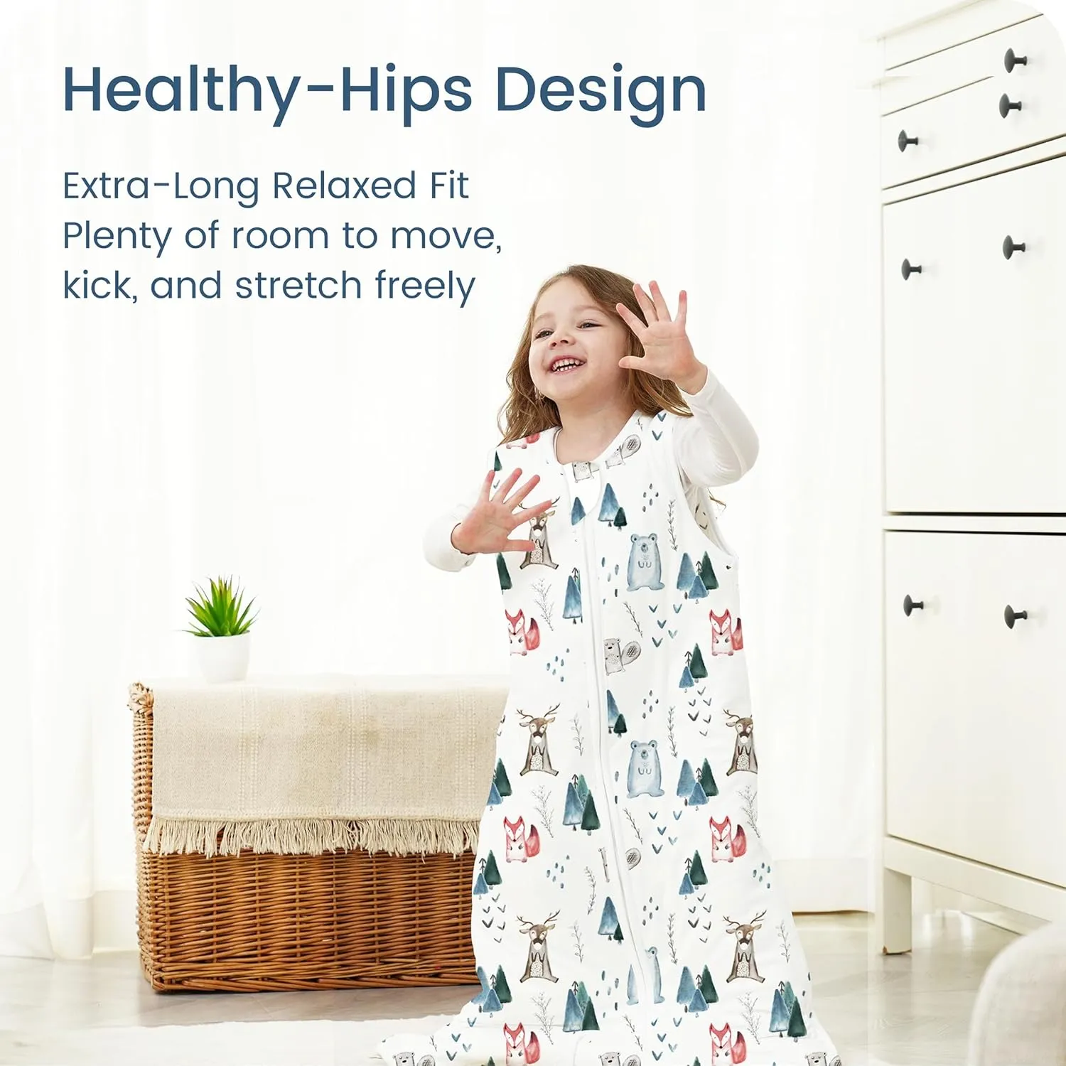 1.0 TOG Sleep Sack 6-12-15 Months, Baby Sleep Sack with Sleeveless, Cozy Premium Baby Wearable Blanket with 2-way Safe Zipper All Season Sleeping Bags, 1-pack
