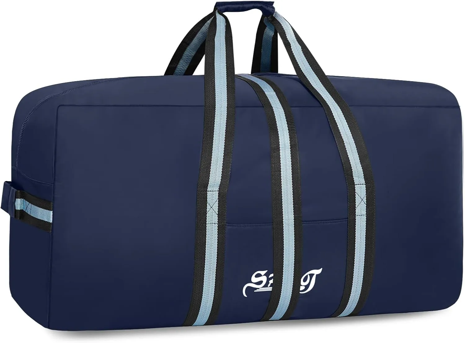 120L Extra Large Duffle Bag for Airline and Travel | Luggage Duffel Bag for Men Women | Oversized Camping Storage | Foldable Big Weekend Overnight, Moving, Checked Carry On Bag (Blue)