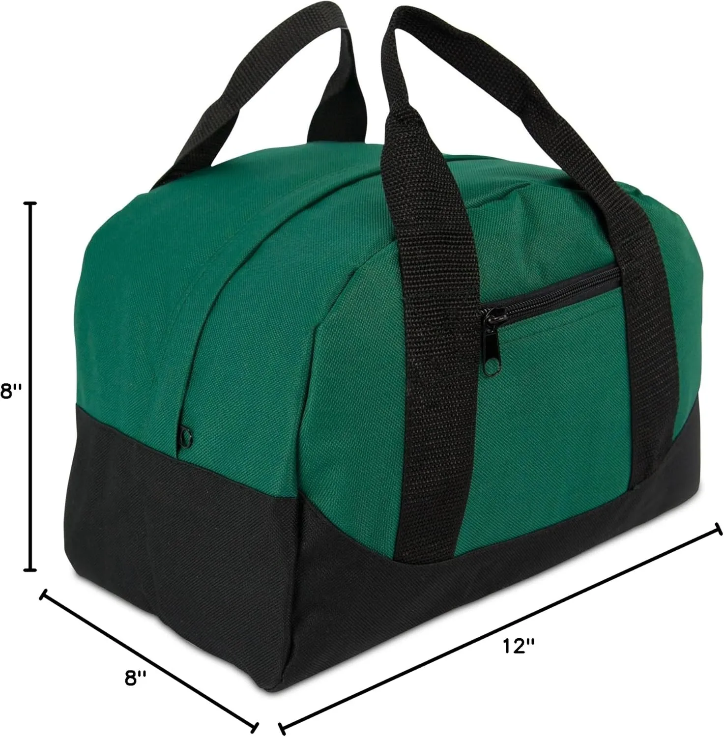 12" Mini Two Tone Duffle Bag