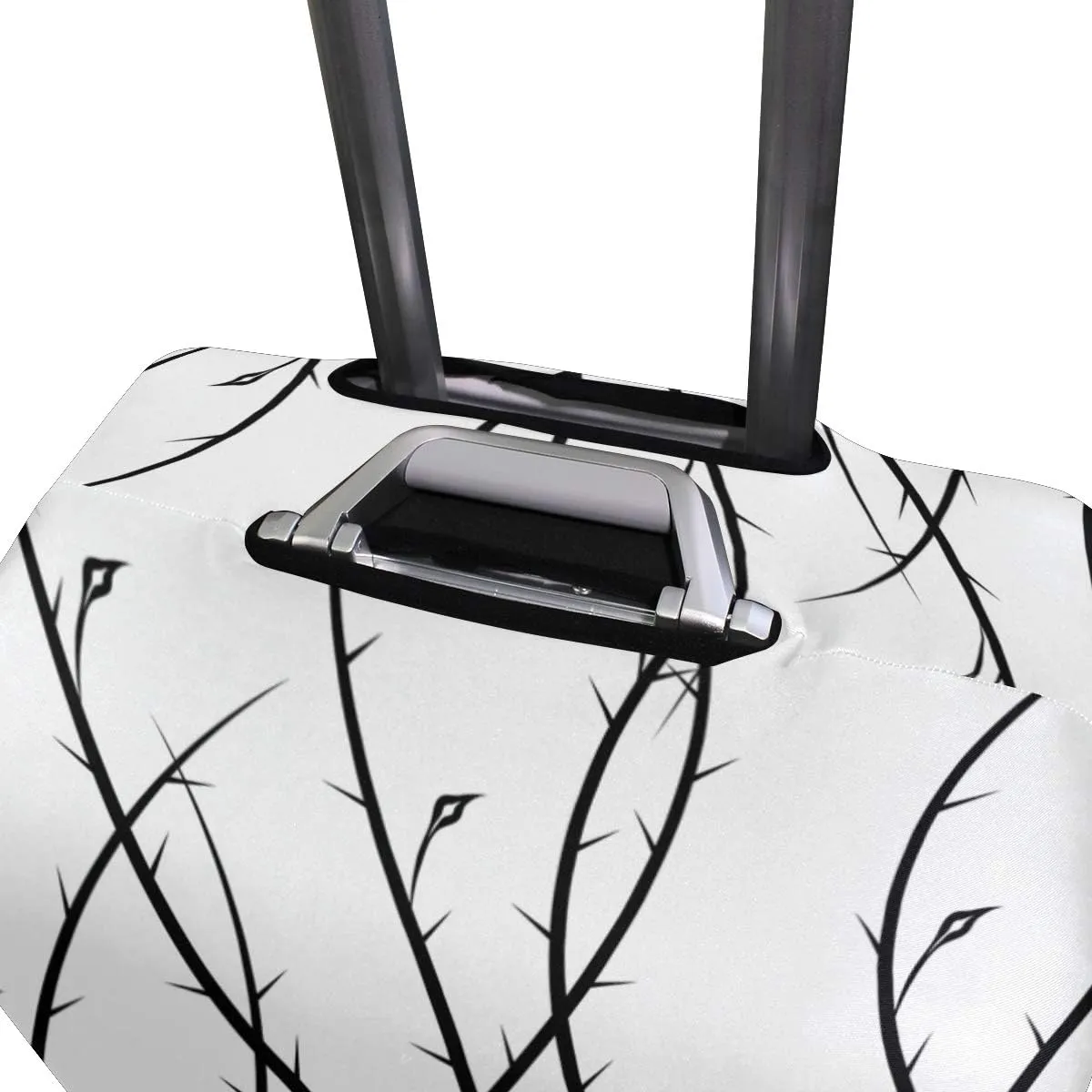 18/20/24/28/32 Inch Spandex Travel Luggage Cover - Floral Background Fashion DIY Creative Design Anti-Scratch Stretchy Travel Suitcase Protector Baggage Covers