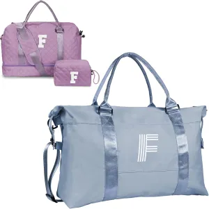 2PC Initial Travel Duffel Bag
