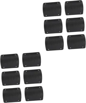 2sets 6 Pcs Box Luggage Corner Protectors Durable Bag Edge Guards for Pull Rod Box Crash Protection High Strength Hardness for Travel and Storage 6pcs*2
