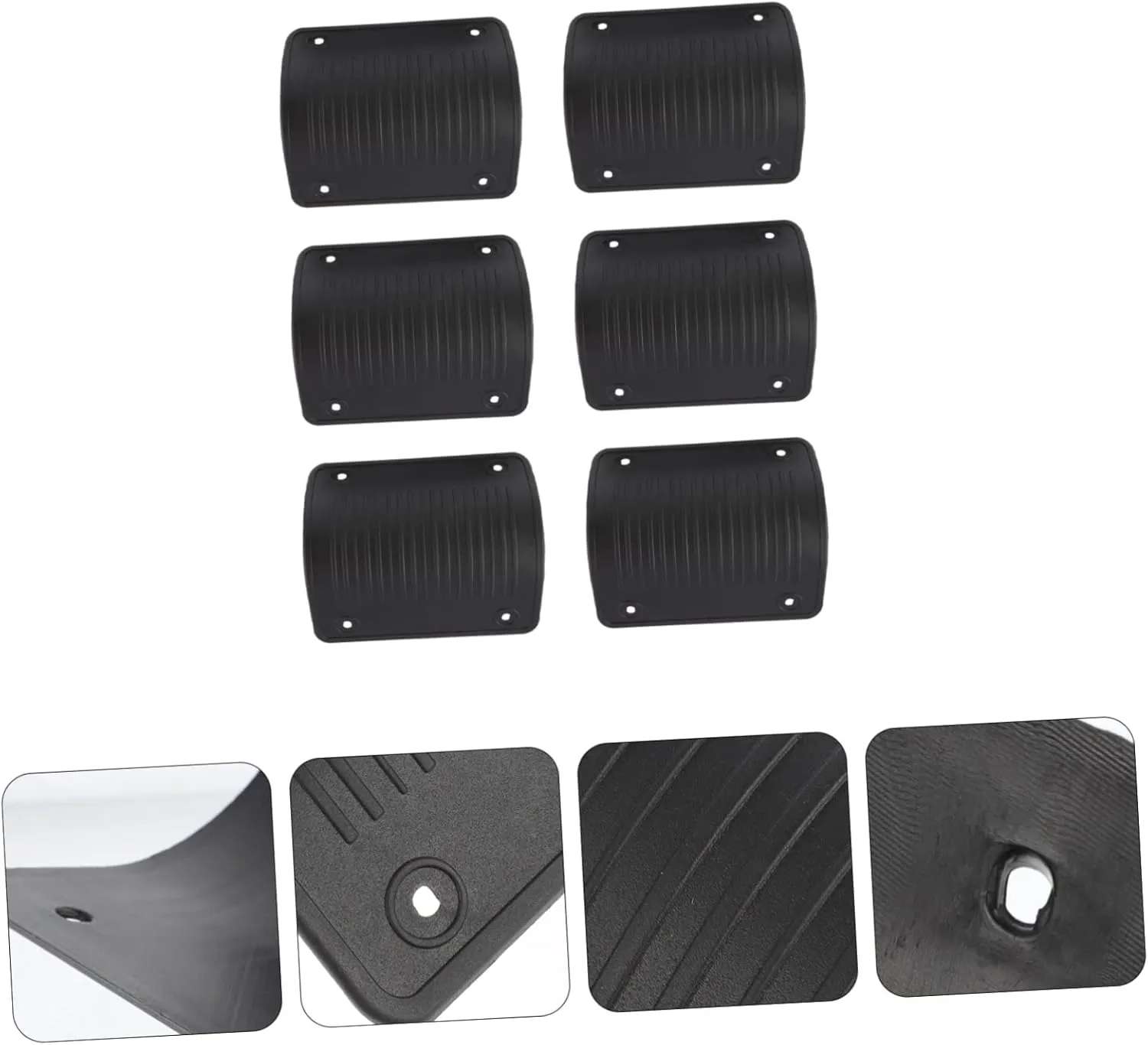 2sets 6 Pcs Box Luggage Corner Protectors Durable Bag Edge Guards for Pull Rod Box Crash Protection High Strength Hardness for Travel and Storage 6pcs*2