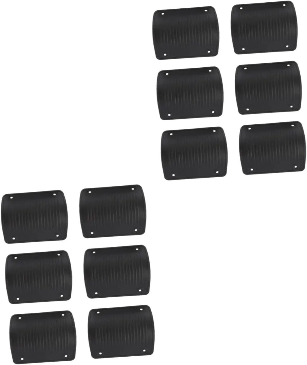 2sets 6 Pcs Box Luggage Corner Protectors Durable Bag Edge Guards for Pull Rod Box Crash Protection High Strength Hardness for Travel and Storage 6pcs*2