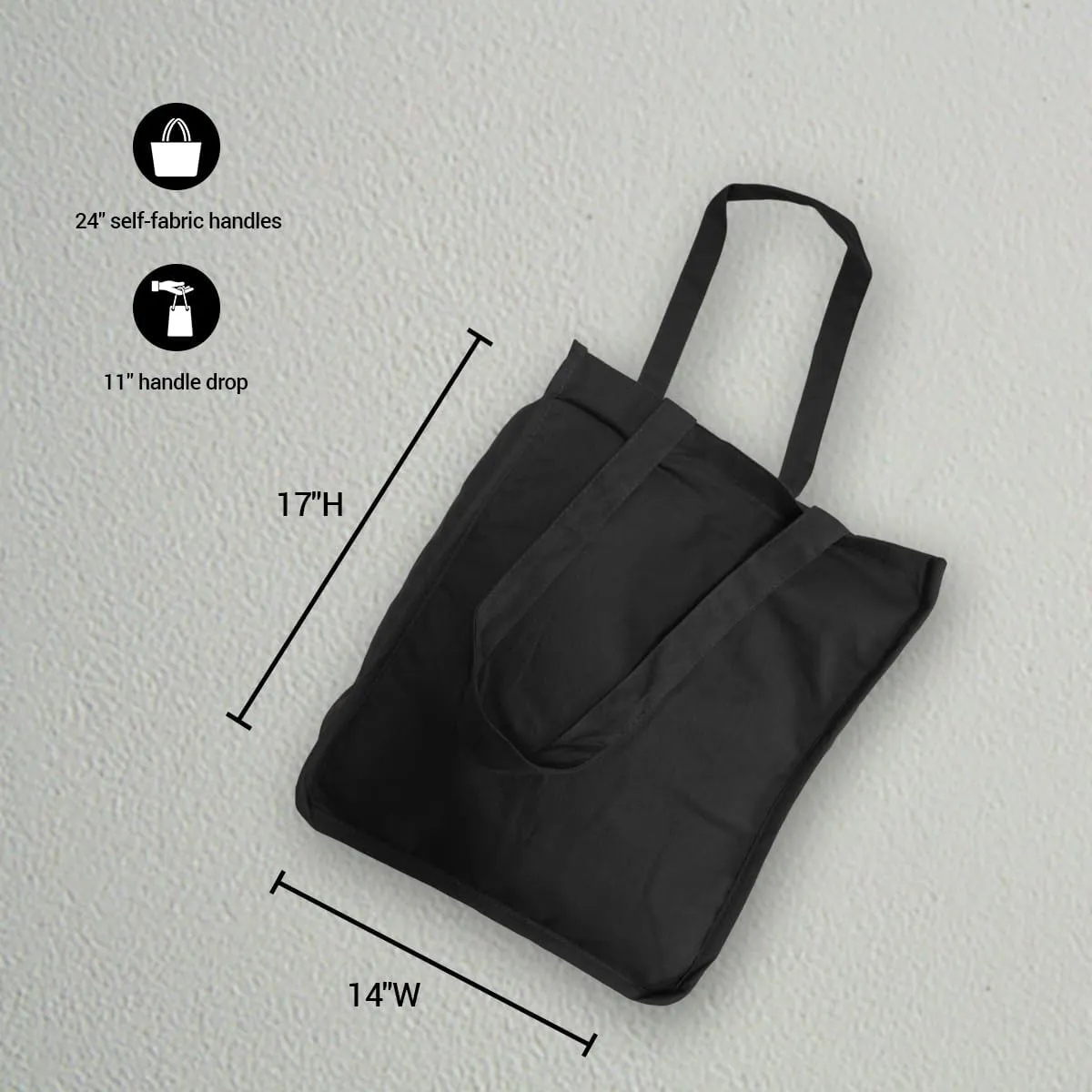 5 | 6 | 12 | 24 | 48 | 192 | 100% Heavy Cotton Canvas 27L Jumbo Shopping Gusset Tote Bag