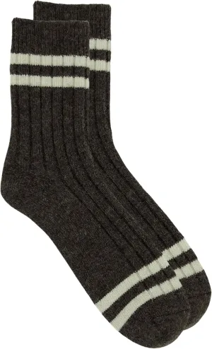 92% Merino Wool Socks Crew Cozy Heavyweight Hiking Travel Outdoor Super- Soft Socks, 100% Made in Mongolia