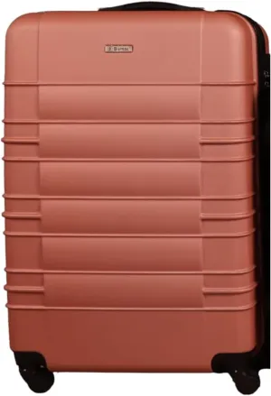 ABS Luggage Suitcase, Spinner Hardshell Lightweight, Stylish & Durable Suitcase with 360° Wheels for Smooth Travel, Perfect for Carry-On, Ideal for Business Trips & Vacations Rose Gold (20inch)