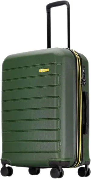 ABS Luggage with TSA Locks,20inch Carry-On Expandable, and Friction-Resistant in Dark green Spinner Suitcases