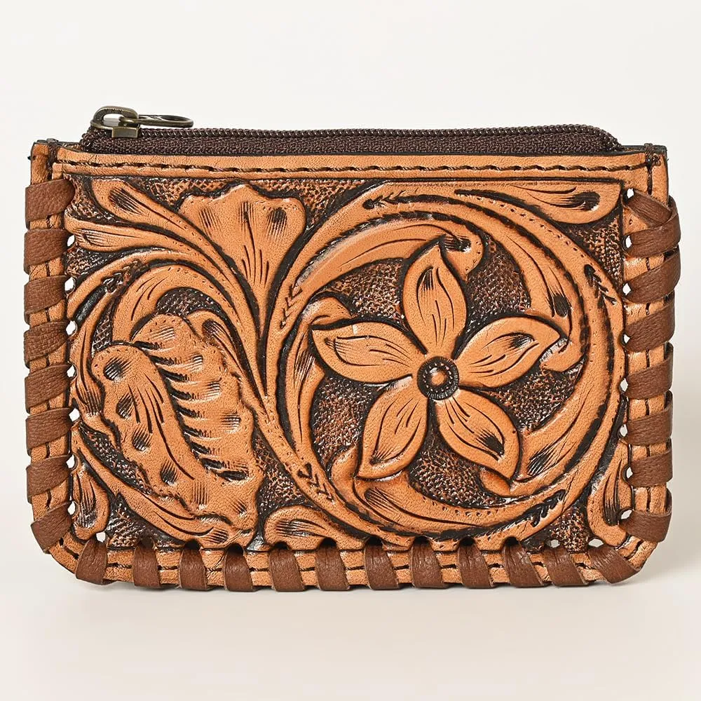 American Darling ADBG536A Coin Purse Hair-On Genuine Leather Women Bag Western Handbag Purse