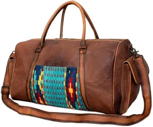 American Darling Duffel Saddle Blanket Genuine Leather Western Women Bag | Handbag | Leather Duffle Bag | Weekend Bag | Travel Duffel Bags | Duffel Bag for Women |