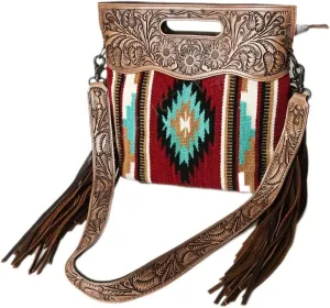 American Darling Genuine Leather Western Women's Handbag | Tote | 12in (H) X 16in (W) X 5in (D)