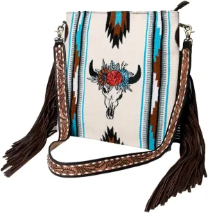 American Darling Large Crossbody Saddle Blanket Genuine Leather women bag western handbag purse