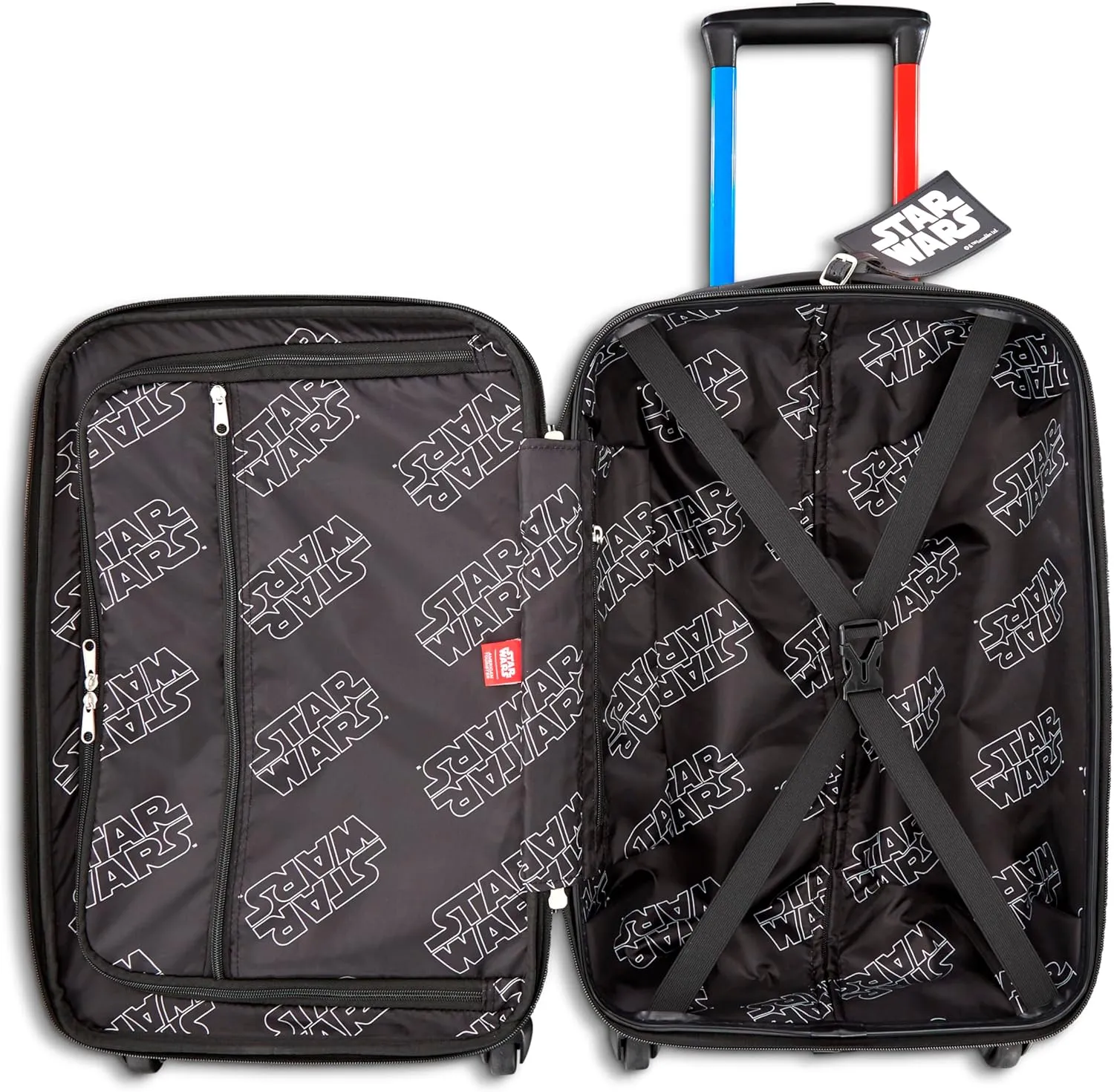 American Tourister Star Wars Hardside Luggage with Spinner Wheels, Light vs Dark, Carry-On 21-Inch