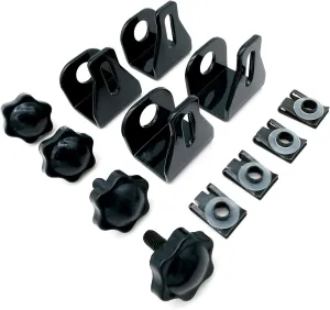 Americruise Motorcycle Black Saddlebag Locks Saddle Bag Lock Theft Deterrent Bolts Anti-theft Mounting Screw for 1993-2023 Harley Touring Street Glide Electra Glide Road King Road Glide