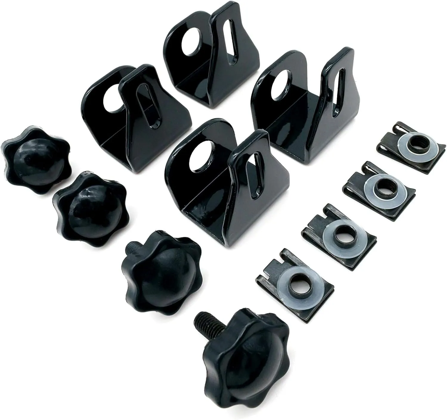 Americruise Motorcycle Black Saddlebag Locks Saddle Bag Lock Theft Deterrent Bolts Anti-theft Mounting Screw for 1993-2023 Harley Touring Street Glide Electra Glide Road King Road Glide