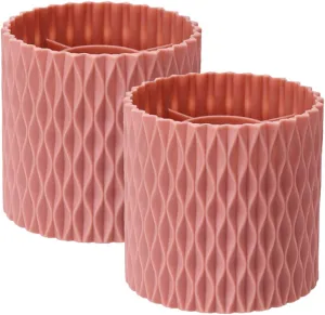 Angoily 2pcs Rotating Makeup Brush Baskets Organize Your Vanity Brush Holder Pen Container Set