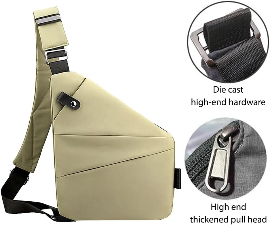 Anti Theft Travel Bag for Women Men, Anti Theft Crossbody Bags for Women with Adjustable Strap Safe Travel Bag for Men