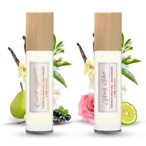 ARLYN Orange Blossom & May Rose Roll On Fragrance Oil for Women (0.34 fl.oz/10ml) Long lasting Fragrance Inspired by La Vie Est Belle & CC Madamoiselle Travel Size, Vegan, Luxury Scent, Made In USA