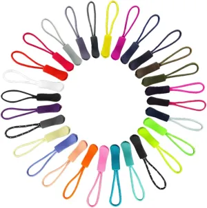 Artibetter Sturdy Zipper Pulls Replacement 50pcs Plastic Zipper Puller for Suitcase Bag Pull Head