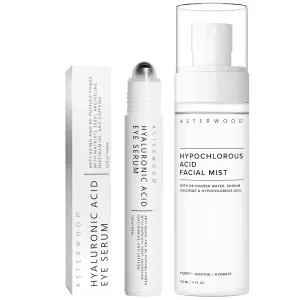 Asterwood Hyaluronic Acid Eye Serum   Hypochlorous Acid Facial Mist