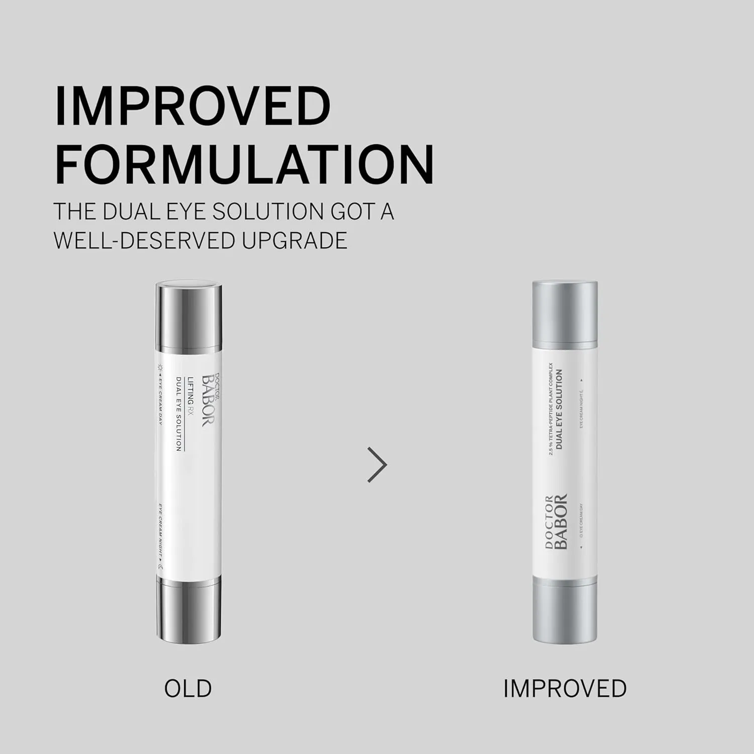 BABOR DOCTOR Lifting Rx Dual Eye Solution, Morning & Night Eye Cream, Day Boost Complex Smooths & Firms, Night Recharge Complex Reduces Dark Circles & Under-Eye Bags, Target Crow's Feet & Wrinkles