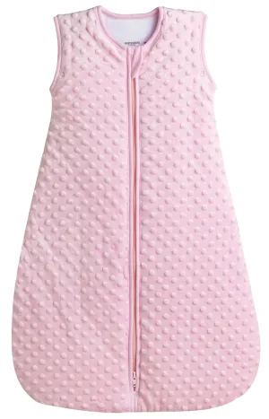 BABYINABAG Very Warm 2.5 Tog Quilted Winter Model Baby Sleep Bag or Sack, Plush Minky Dot for Infants and Toddlers (Large (22 mos - 3T))