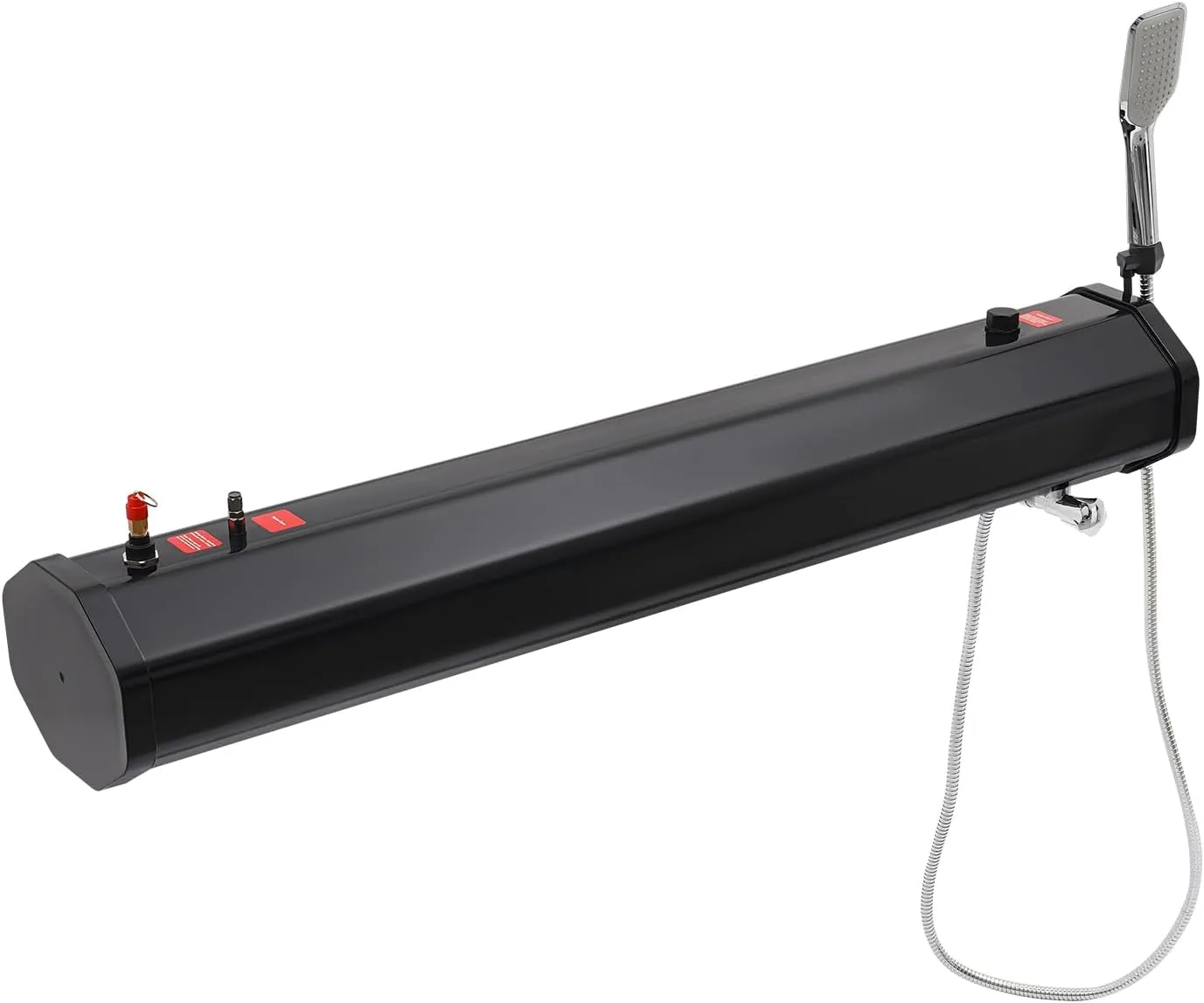 Bacocoo 30L Pressurized Roof Rack Camping Shower, Portable Solar Heated Water Tank w/ 1.6 Bar Pressure Bumper Mount or Bed Mount Vehicle Water Storage for Trucks & Off Road Vehicles.