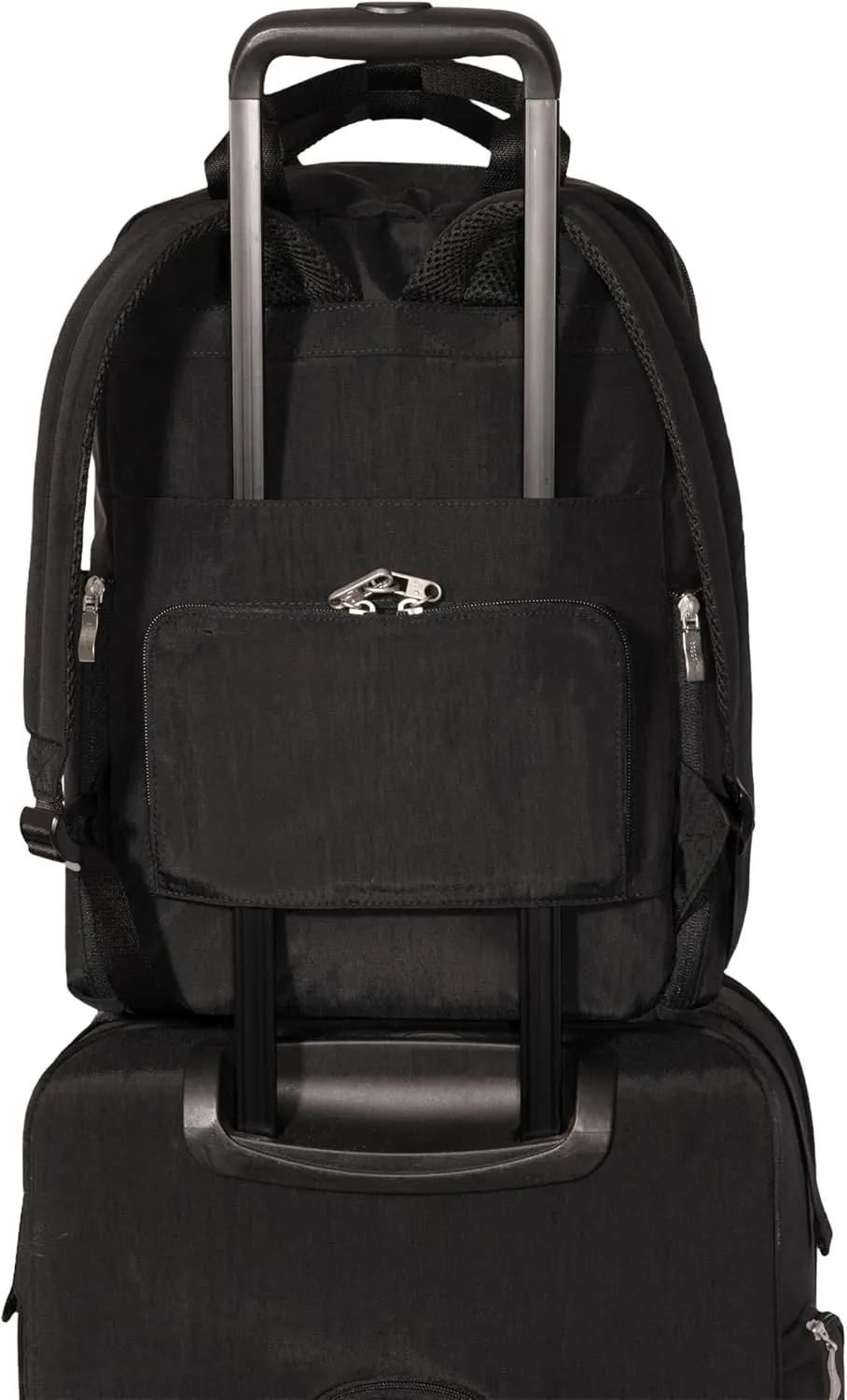 Baggallini Commuter Laptop Lightweight 15x11 Travel Backpack W/RFID & Luggage Sleeve