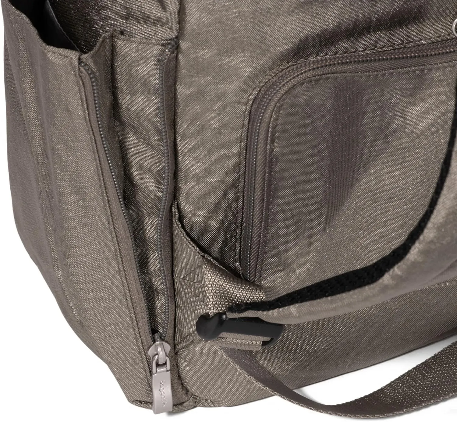 Baggallini Commuter Laptop Lightweight 15x11 Travel Backpack W/RFID & Luggage Sleeve