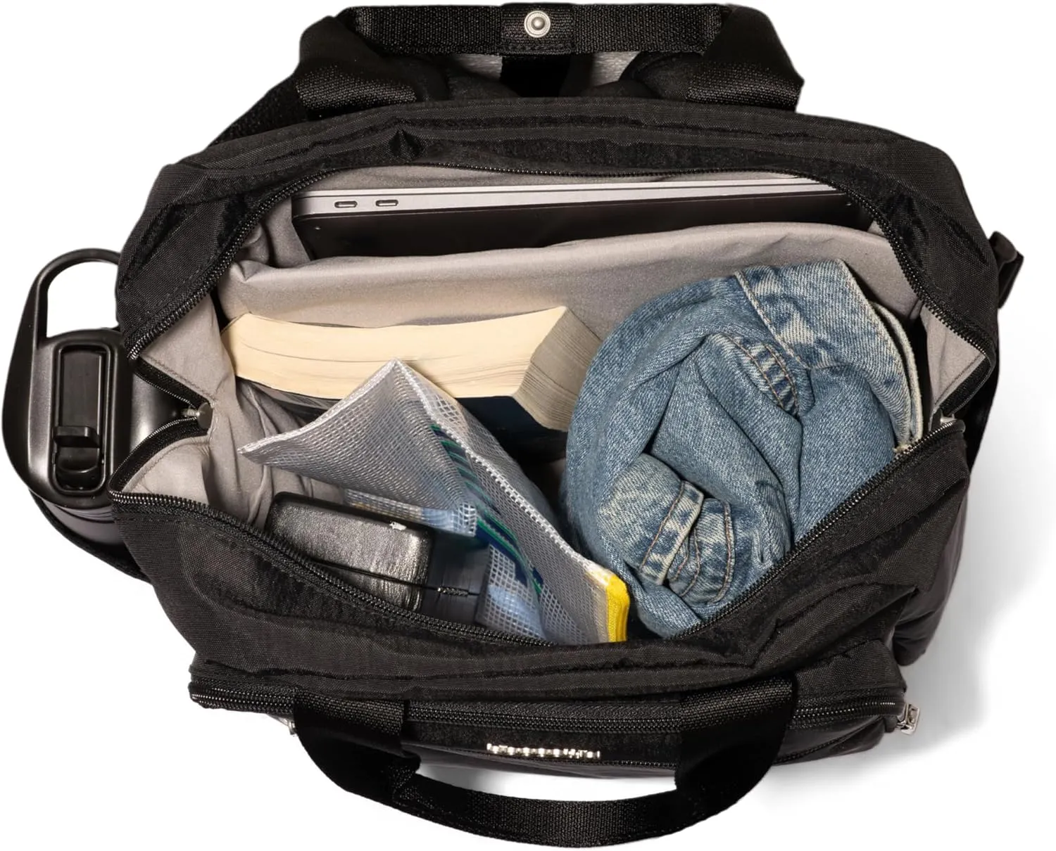 Baggallini Commuter Laptop Lightweight 15x11 Travel Backpack W/RFID & Luggage Sleeve