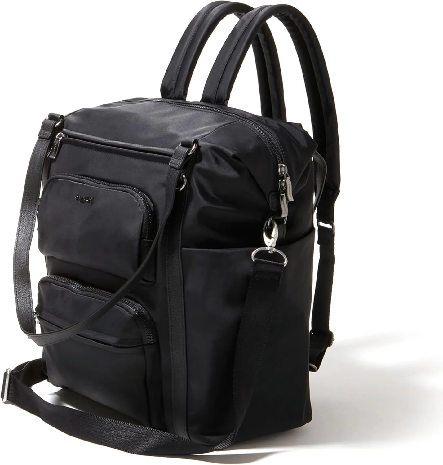 Baggallini Nolita Convertible Backpack - 14x11 Inch Travel Backpack with 16 Inch Laptop Sleeve - Lightweight Luggage Backpack
