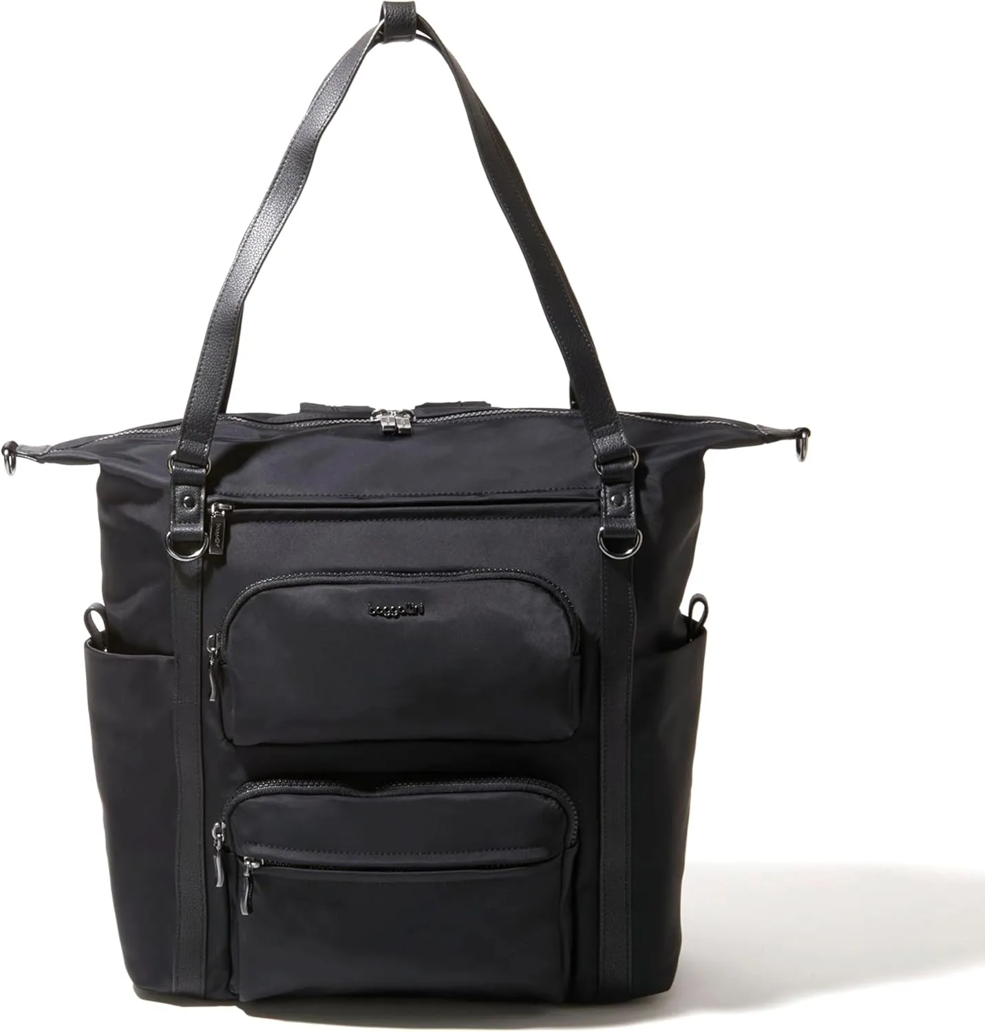 Baggallini Nolita Convertible Backpack - 14x11 Inch Travel Backpack with 16 Inch Laptop Sleeve - Lightweight Luggage Backpack