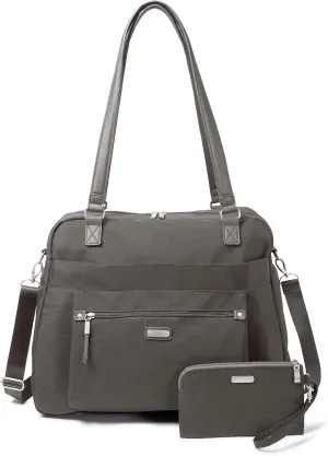 Baggallini Overnight Expandable Laptop Tote - Lightweight Travel Bag for Women