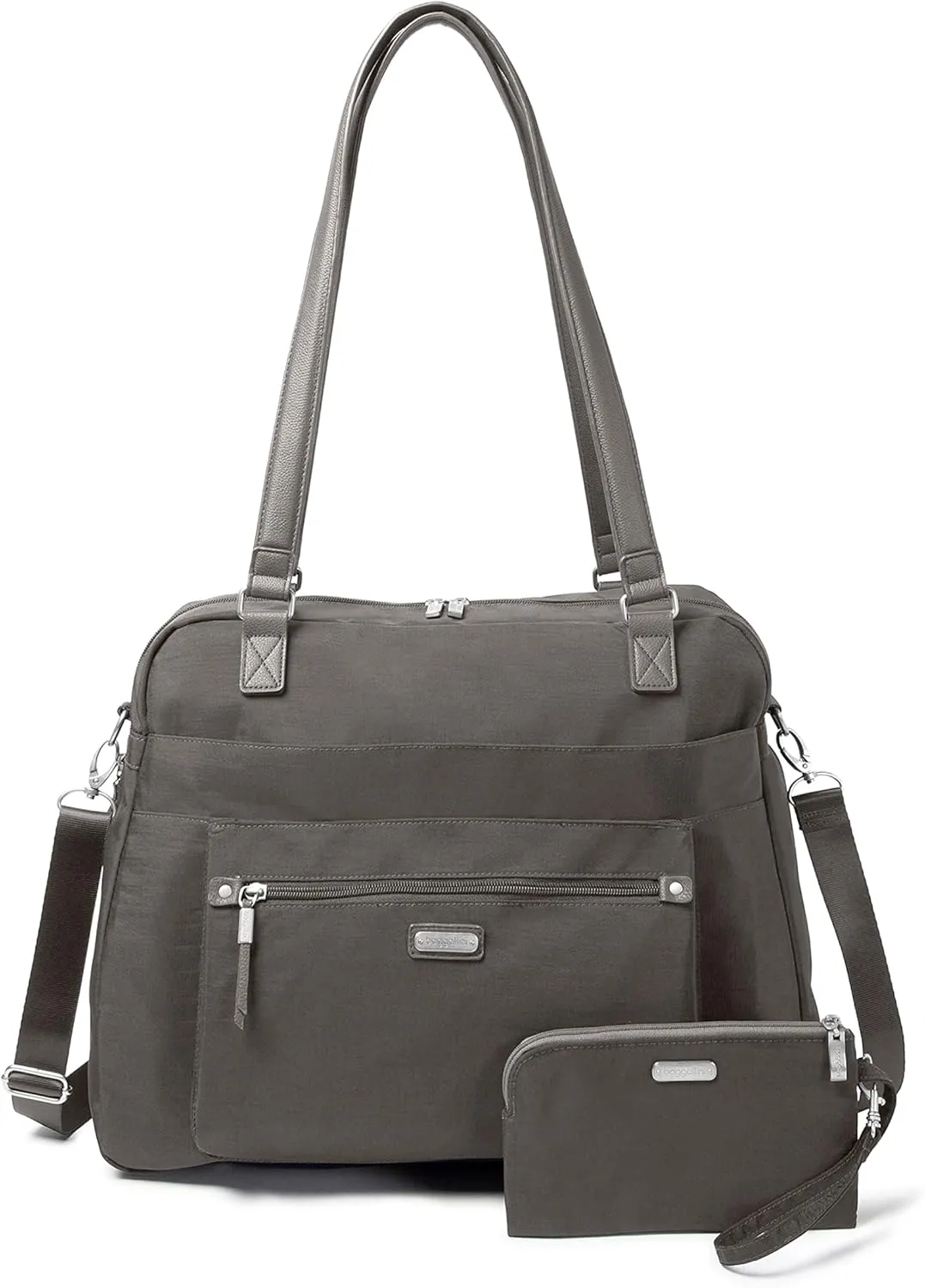 Baggallini Overnight Expandable Laptop Tote - Lightweight Travel Bag for Women