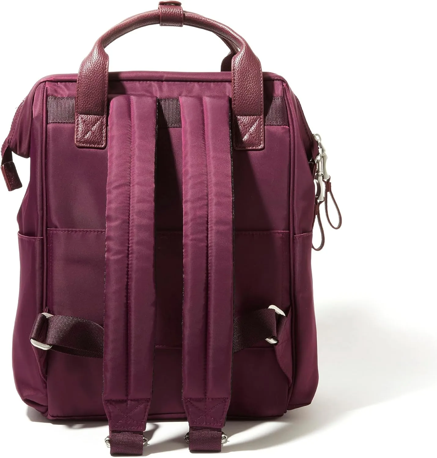 Baggallini Soho Backpack - Travel Laptop Backpack for Women - Lightweight Water-Resistant Luggage Bag, Mulberry