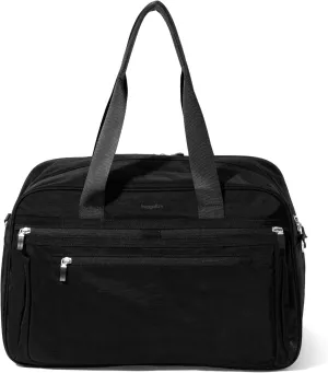 Baggallini Weekender Expandable Duffel - Lightweight 11x17 Inch Overnight Travel Bag