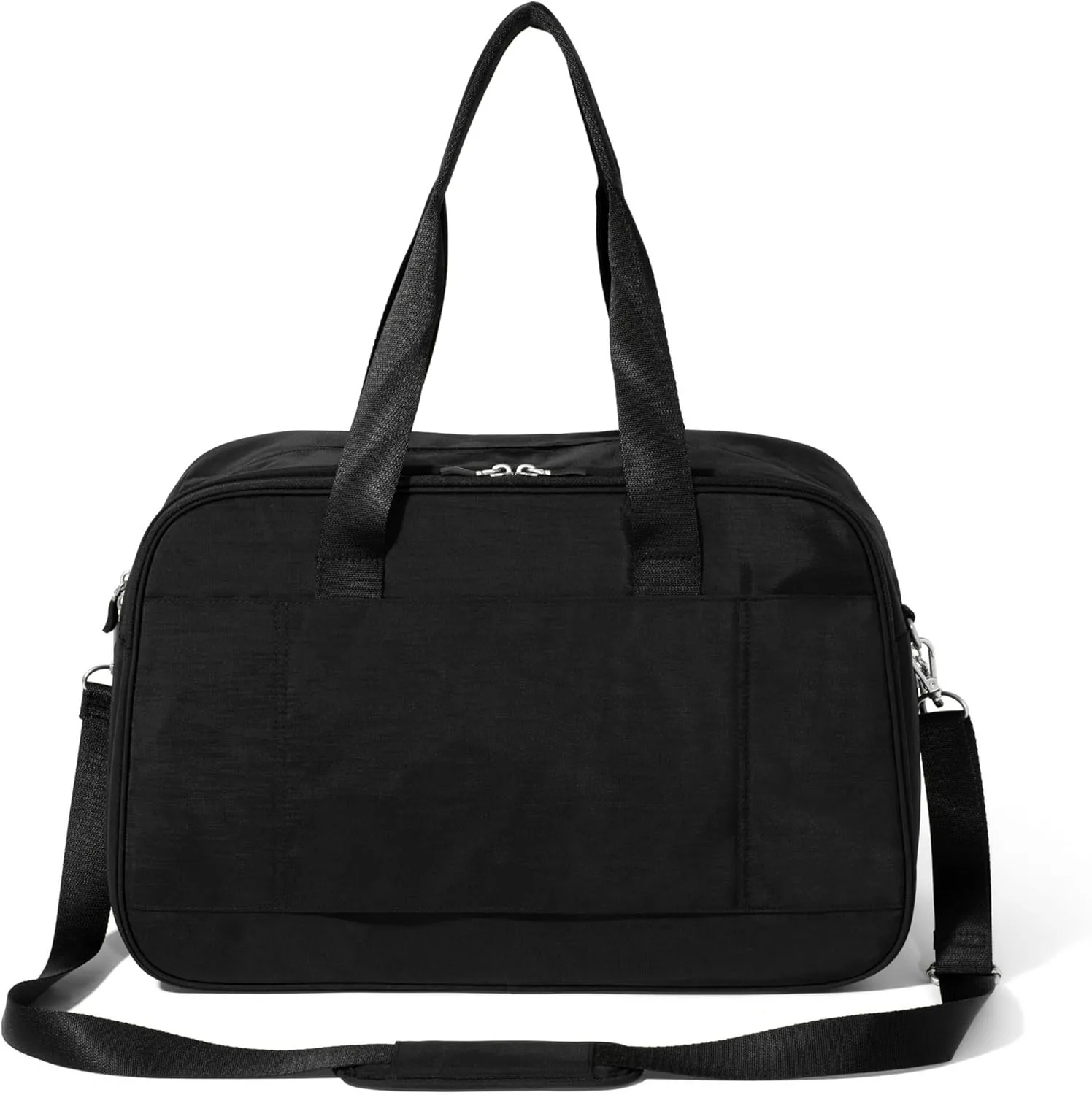 Baggallini Weekender Expandable Duffel - Lightweight 11x17 Inch Overnight Travel Bag