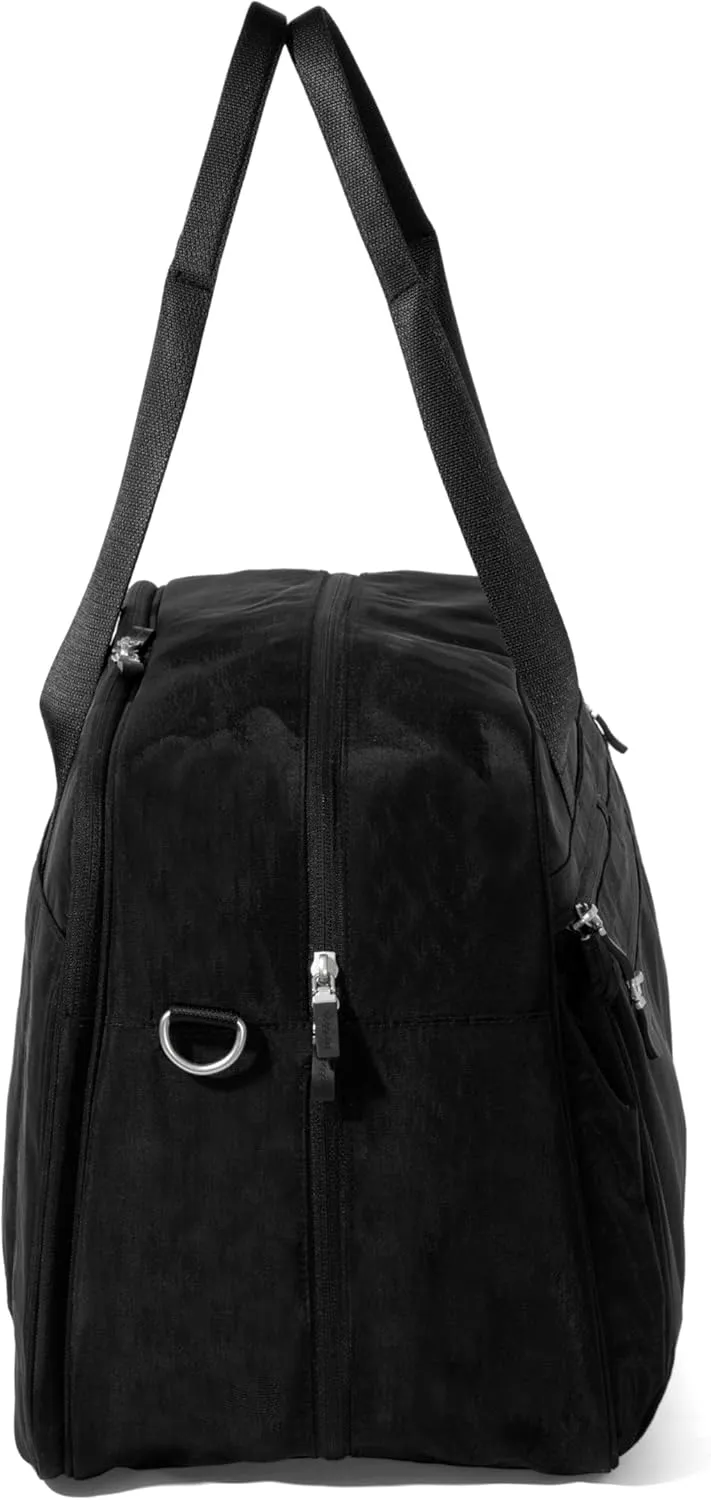 Baggallini Weekender Expandable Duffel - Lightweight 11x17 Inch Overnight Travel Bag