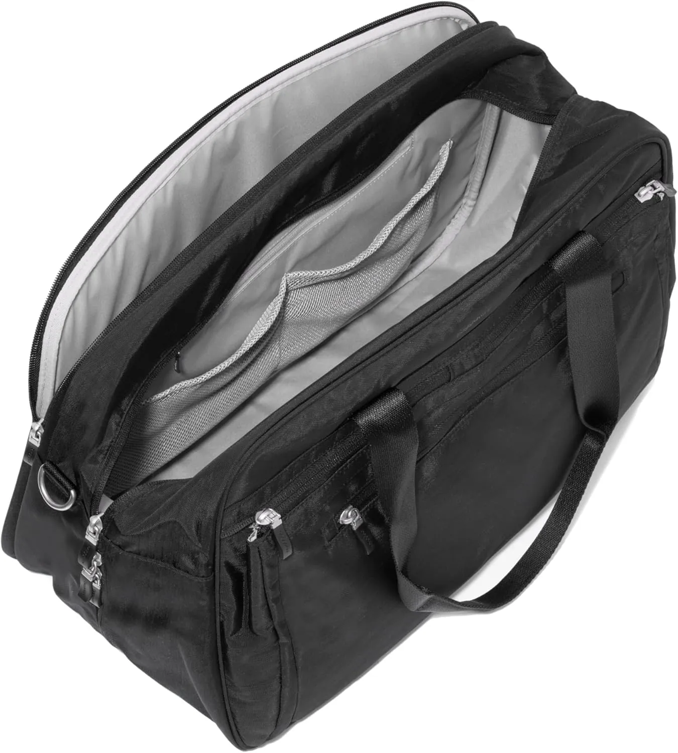 Baggallini Weekender Expandable Duffel - Lightweight 11x17 Inch Overnight Travel Bag