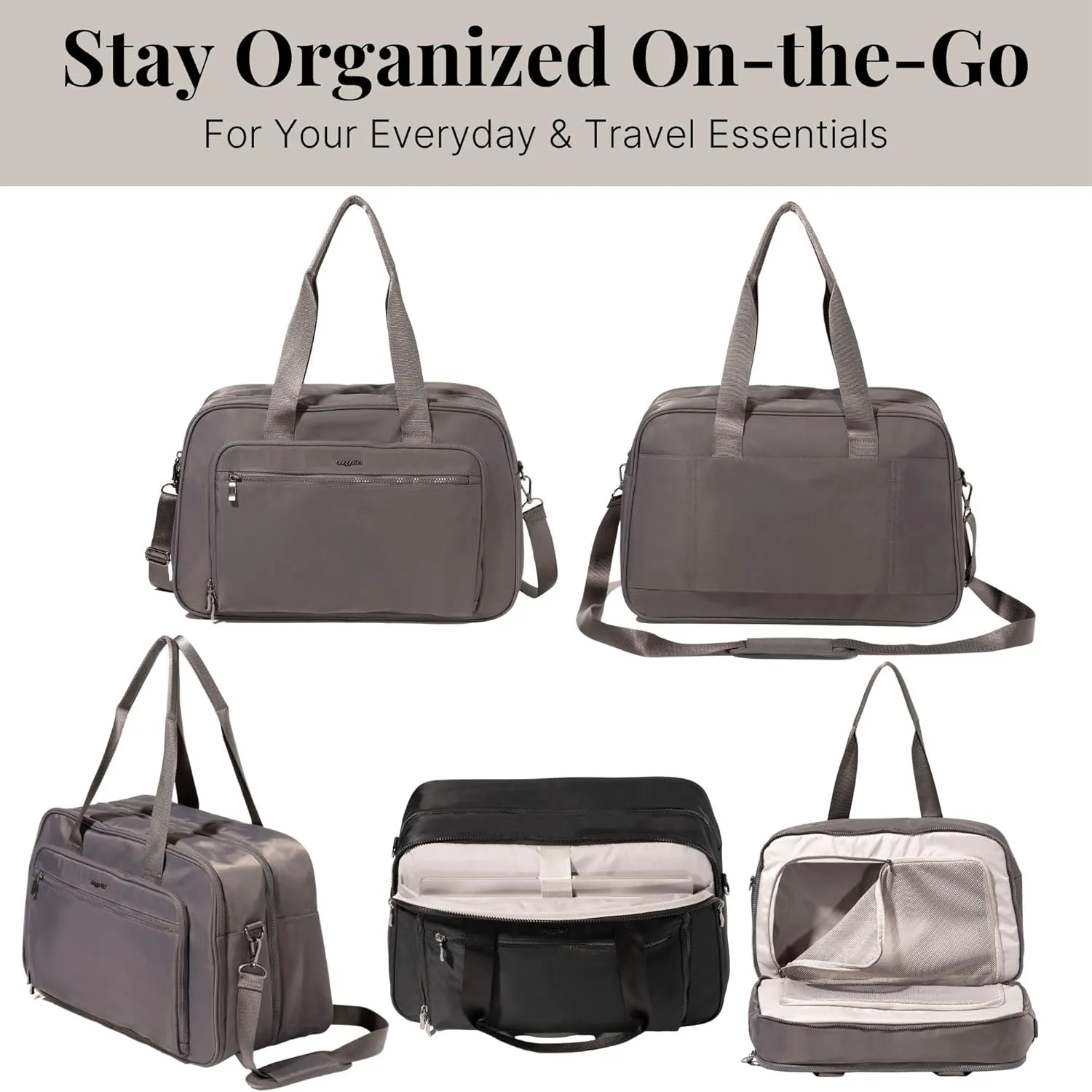 Baggallini Women's Getaway Split Case Duffel