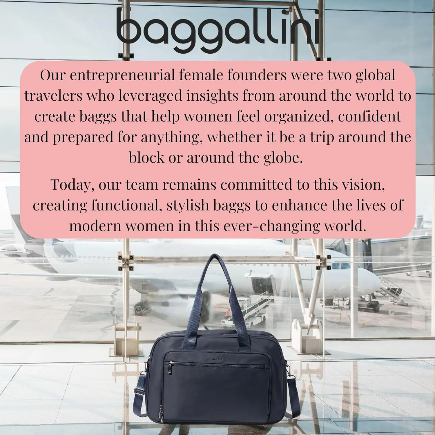 Baggallini Women's Getaway Split Case Duffel
