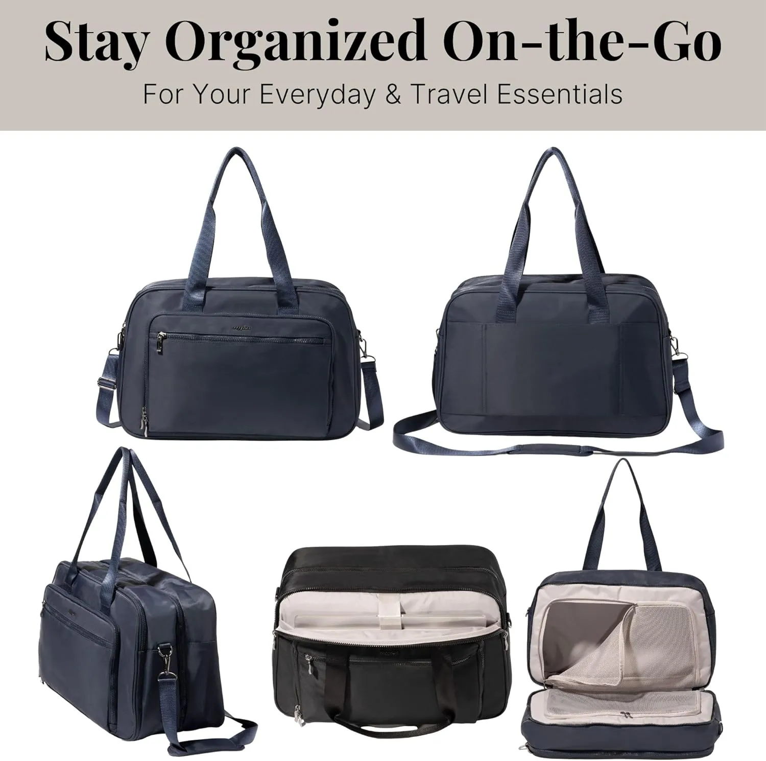 Baggallini Women's Getaway Split Case Duffel