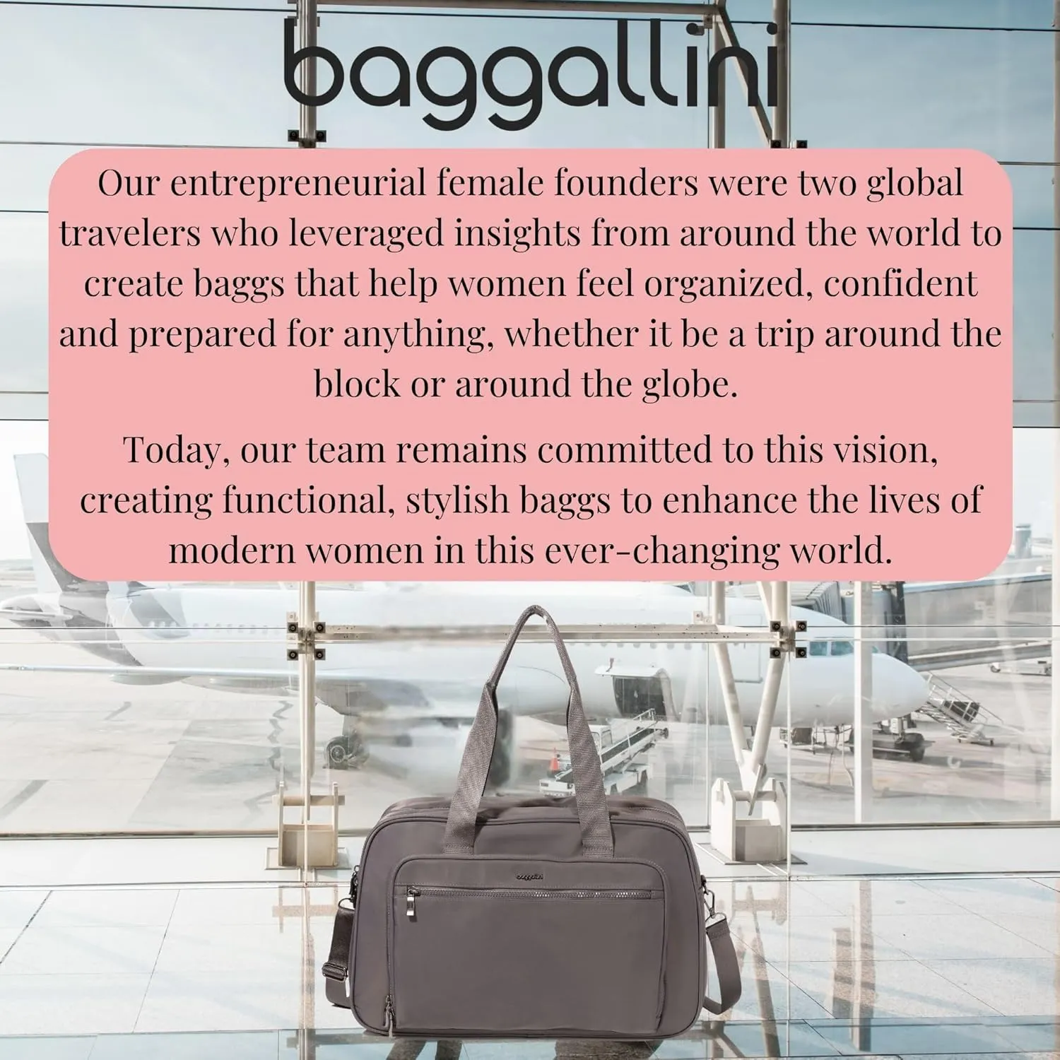 Baggallini Women's Getaway Split Case Duffel