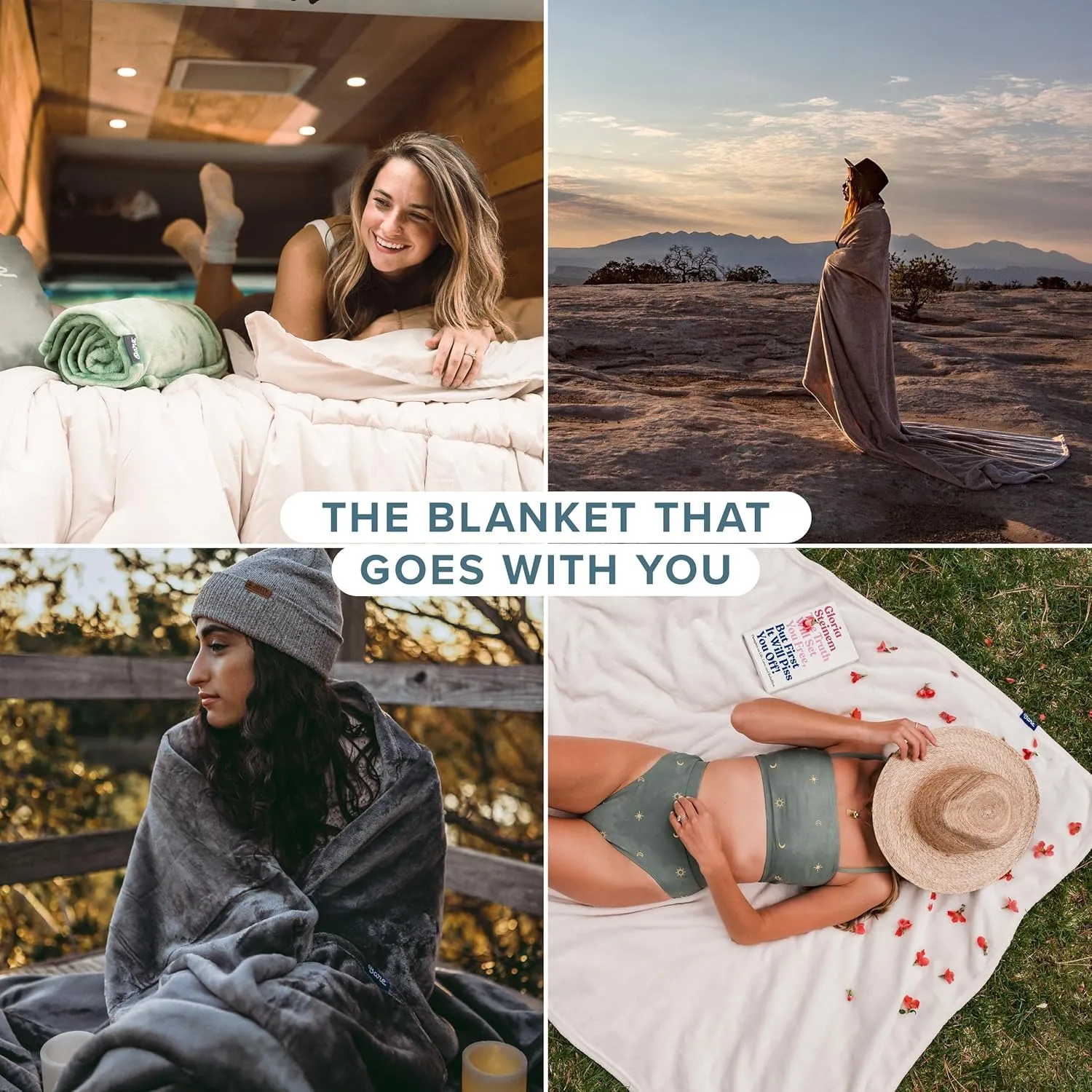 Bare Home Fleece Microplush Blanket - Extra Long - Lightweight Throw for Bed, Sofa, Couch, Movie Night, Camping, and Travel - Cabin Blanket (Twin/Twin XL, Grey)