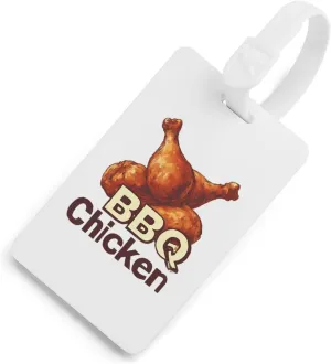 BBQ Chicken Funny Luggage Tag Name ID Identify Suitcase Tags for Travel Bag Baggage Easy Identification