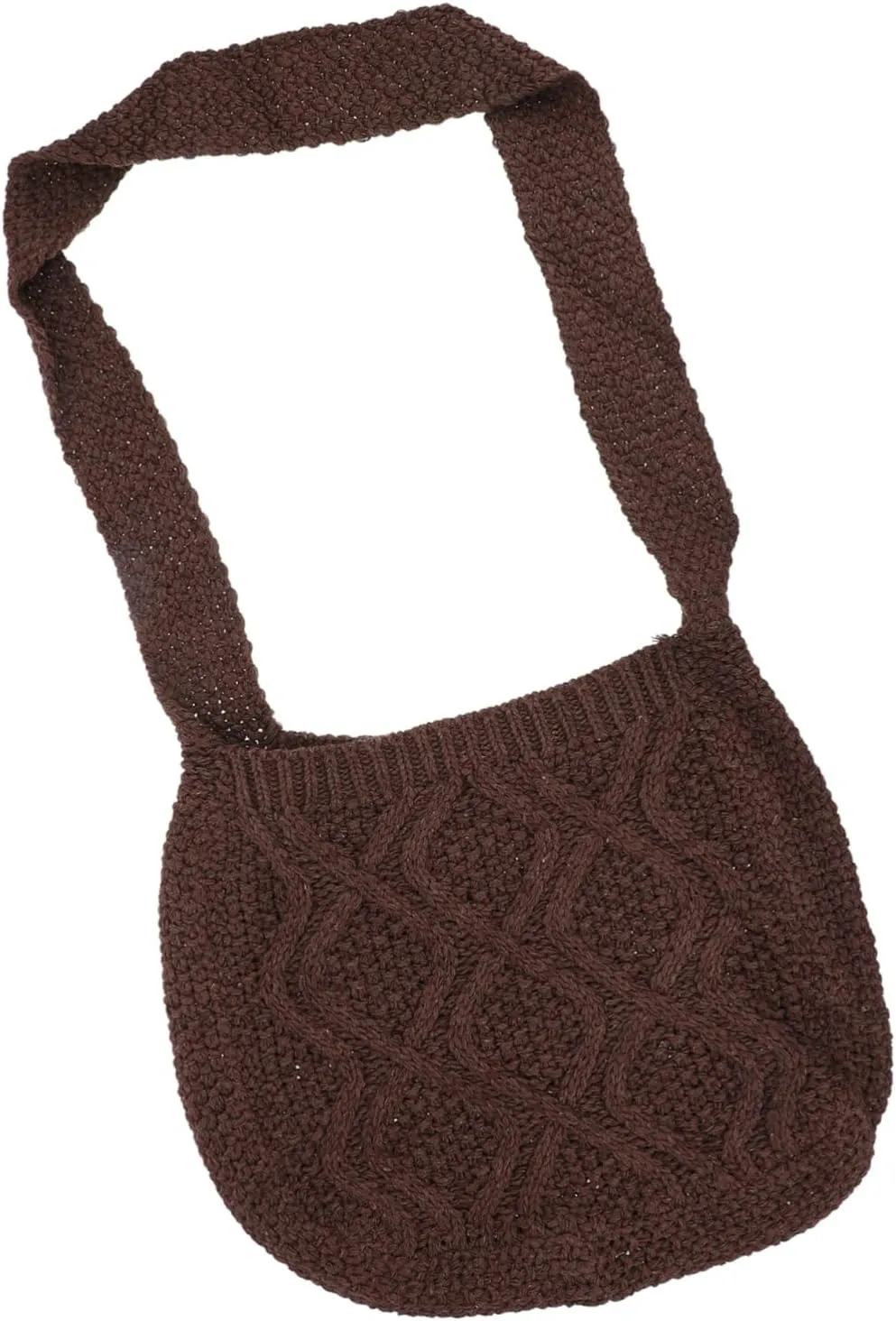 BESTYASH Woven Messenger Bag Purse Crossbody Bags for Women Shoulder Travel Bag Zipper Sling Duffle Bag for