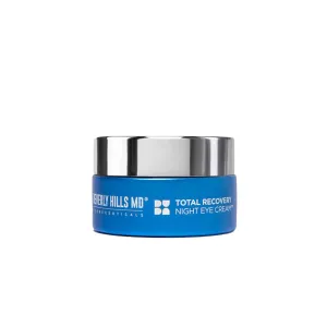Beverly Hills MD Total Recovery Night Eye Cream- Reduce Wrinkles & Dark Circles w/Peptides and Hyaluronic Acid- Smooth Skin Above & Under Eyes, Anti-Aging Formula for Tightening and Lifting Eye Bags