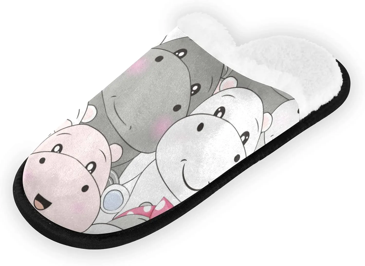BGXW Womens Mens Fuzzy Slippers,soft plush comfy warm slip-on House Shoes Indoor Outdoor