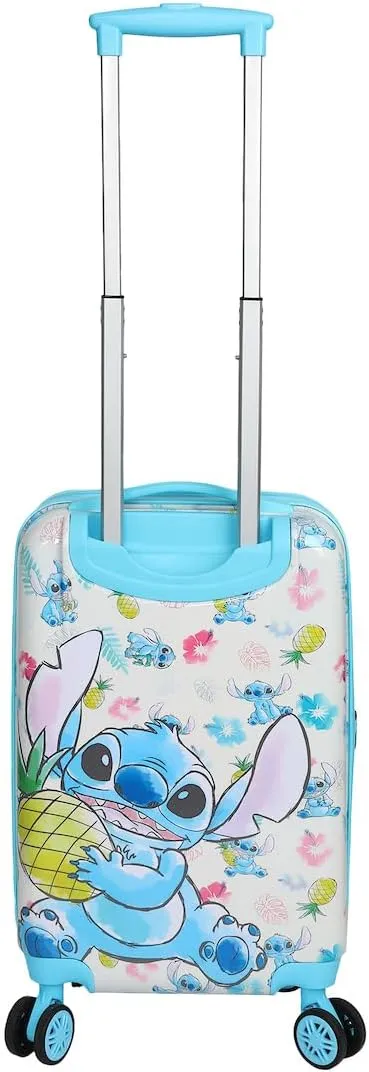 Bioworld Lilo & Stitch Stitch With Pineapple 20" White Carry-On Luggage-OSFA